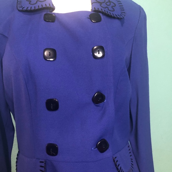 Jennifer Jeffries Vintage Blazer Size 6 - Picture 3 of 10